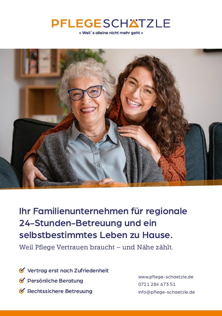 Pflege-Schätzle Broschüre