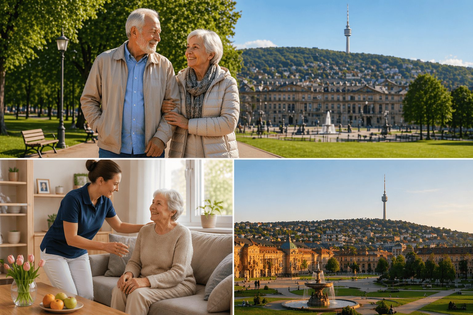 24 Stunden Pflege Stuttgart Betreuung zu Hause ältere Menschen