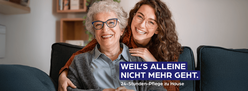 24 Stunden Pflege zu Hause – liebevolle Betreuung im eigenen Zuhause