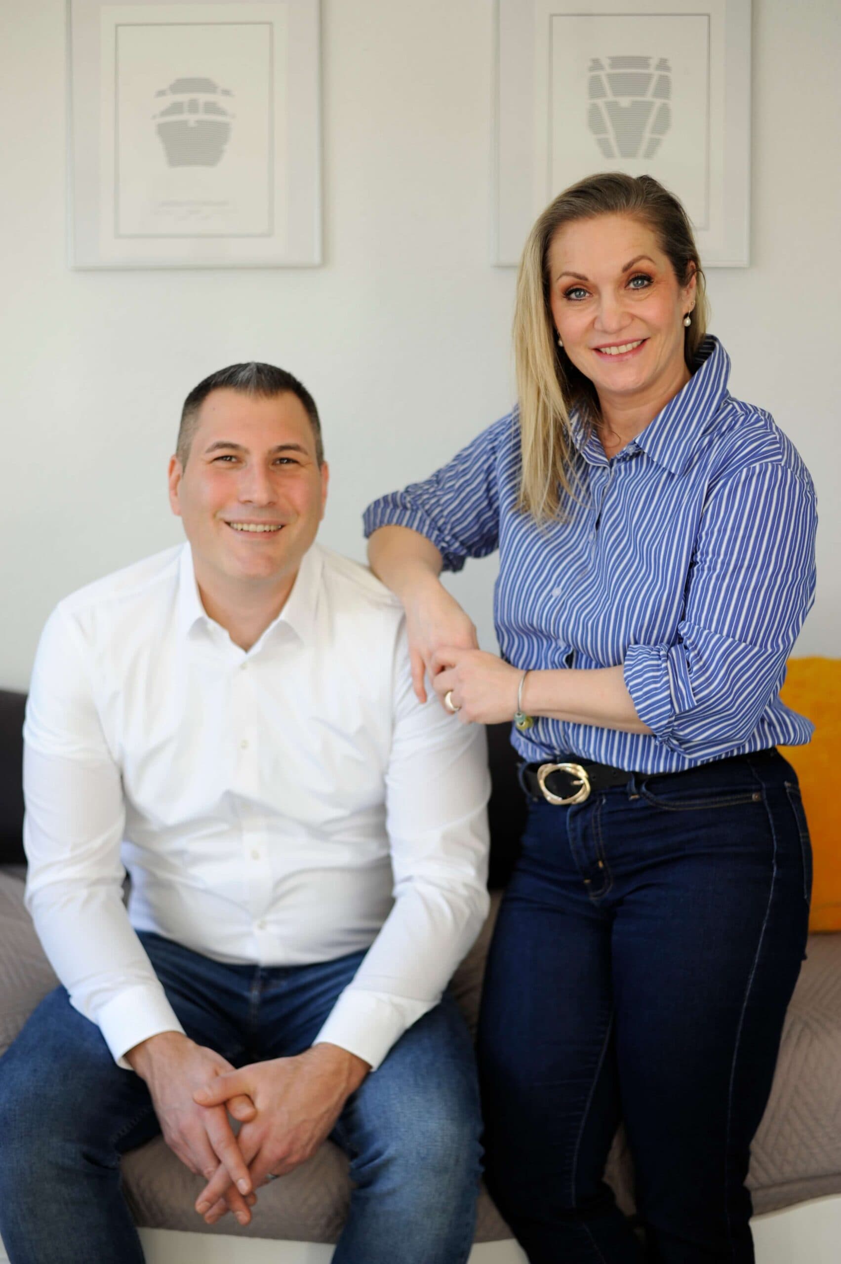 Simon und Melanie von Pflege-Schätzle als persönliche Ansprechpartner