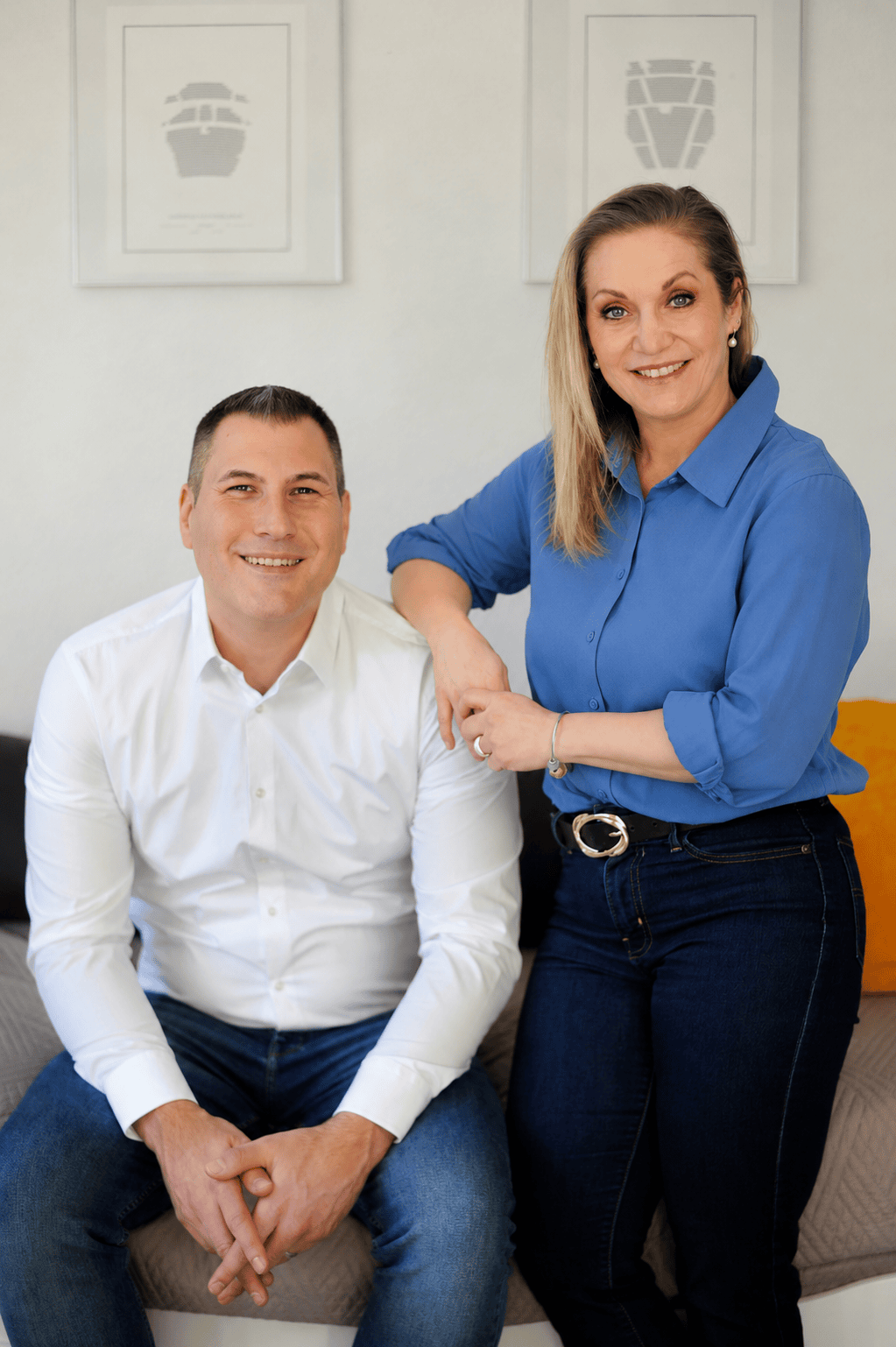 Simon und Melanie Schätzle als persönliche Ansprechpartner für die Betreuung zu Hause